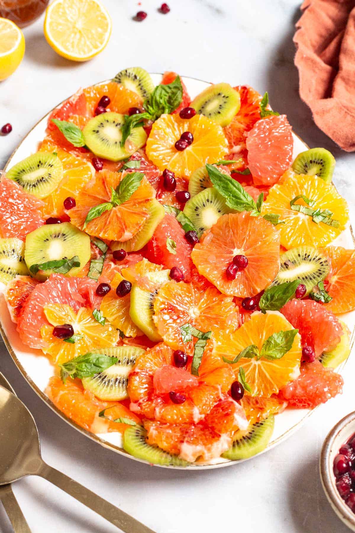 Citrus Salad with Honey and Vanilla