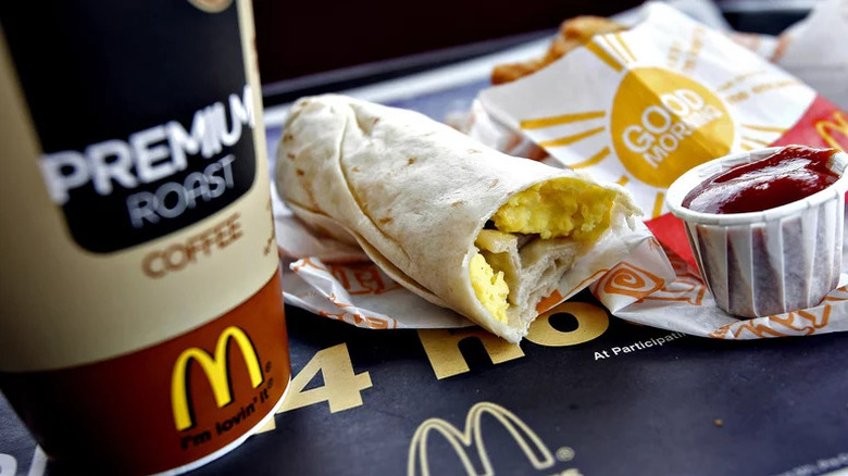 McDonald's breakfast burrito contains